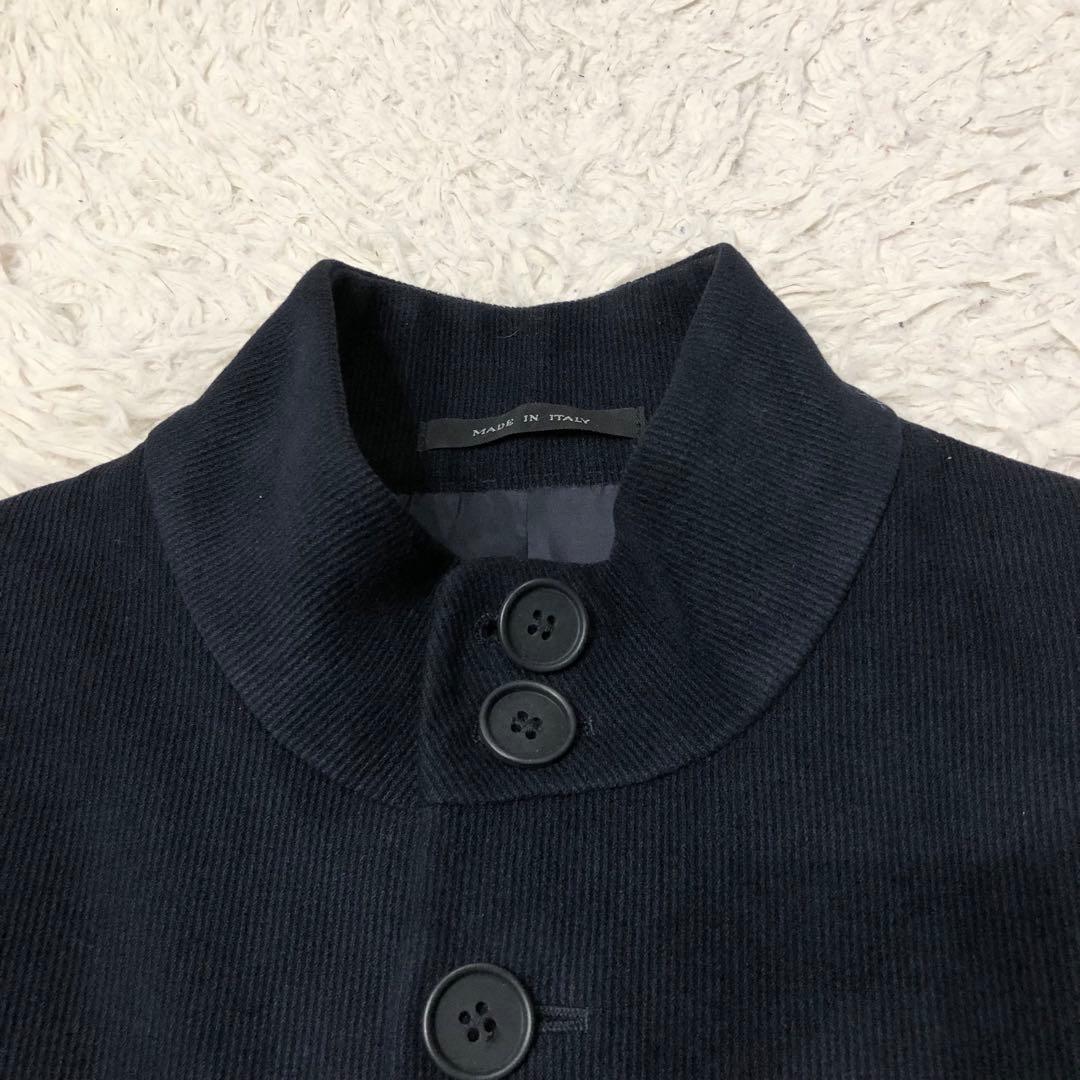 美品✨エンポリオアルマーニ マオカラー スーツ セットアップ 濃紺 46