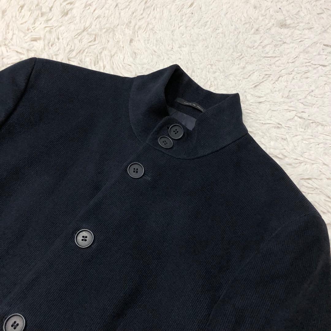 美品✨エンポリオアルマーニ マオカラー スーツ セットアップ 濃紺 46