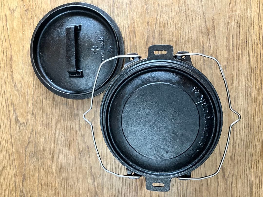 スノーピーク 和鉄ダッチオーブン24 廃盤 底網 ケース付