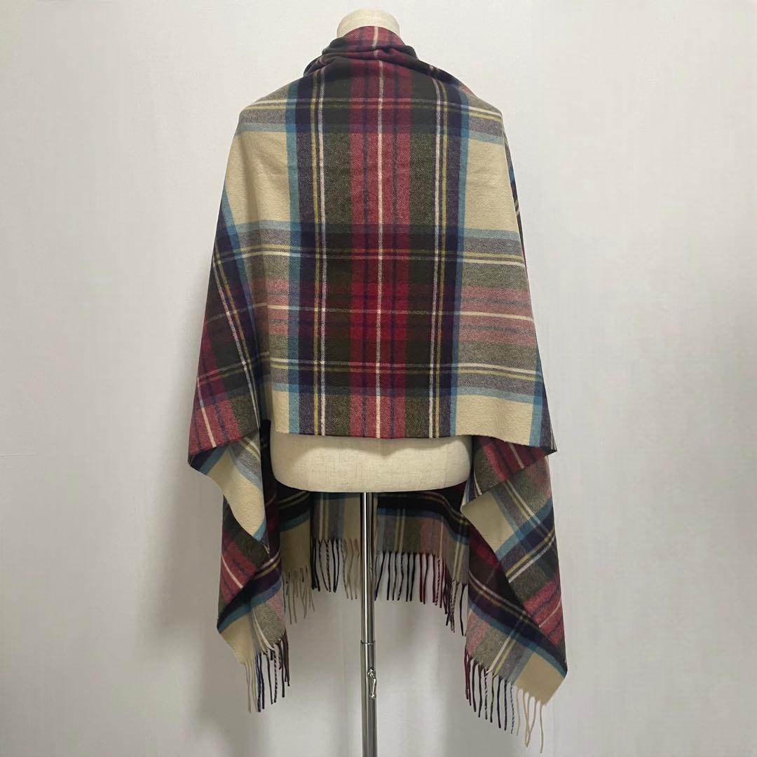 JOHNSTONS ジョンストンズ タータンチェック カシミヤ 大判ストール