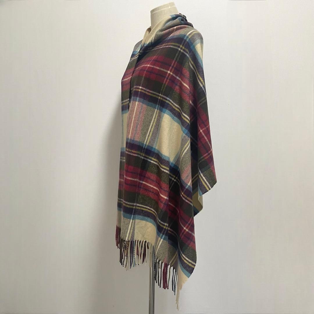 JOHNSTONS ジョンストンズ タータンチェック カシミヤ 大判ストール