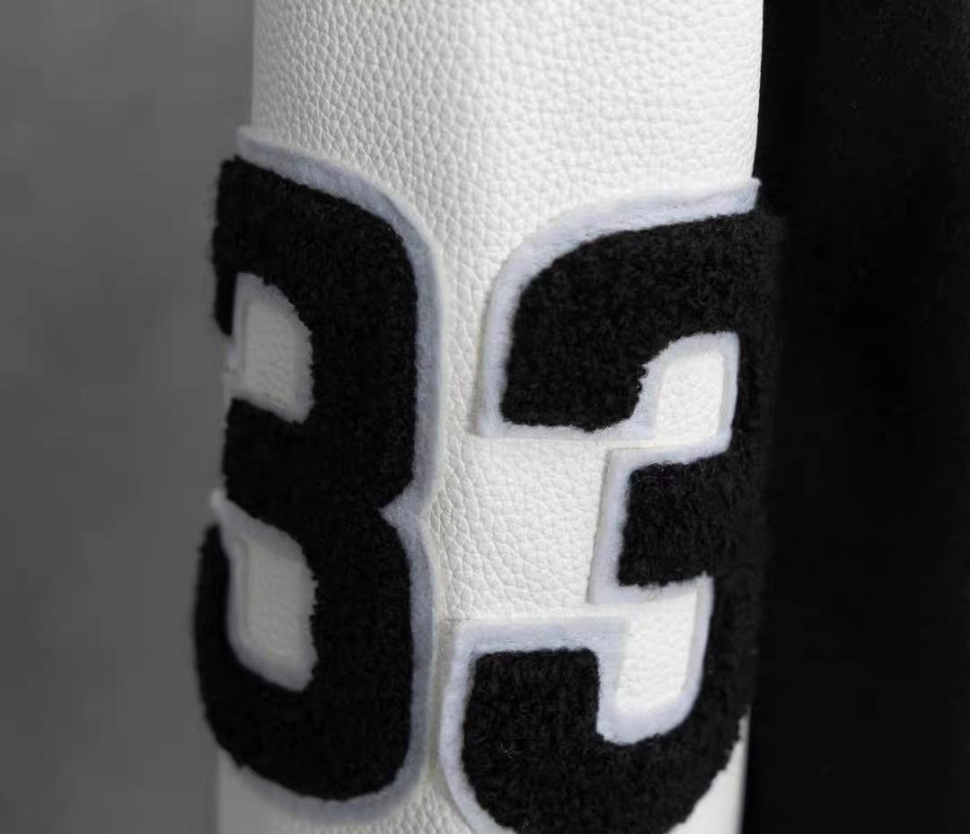 スタジアムジャケット ブラック/ホワイト