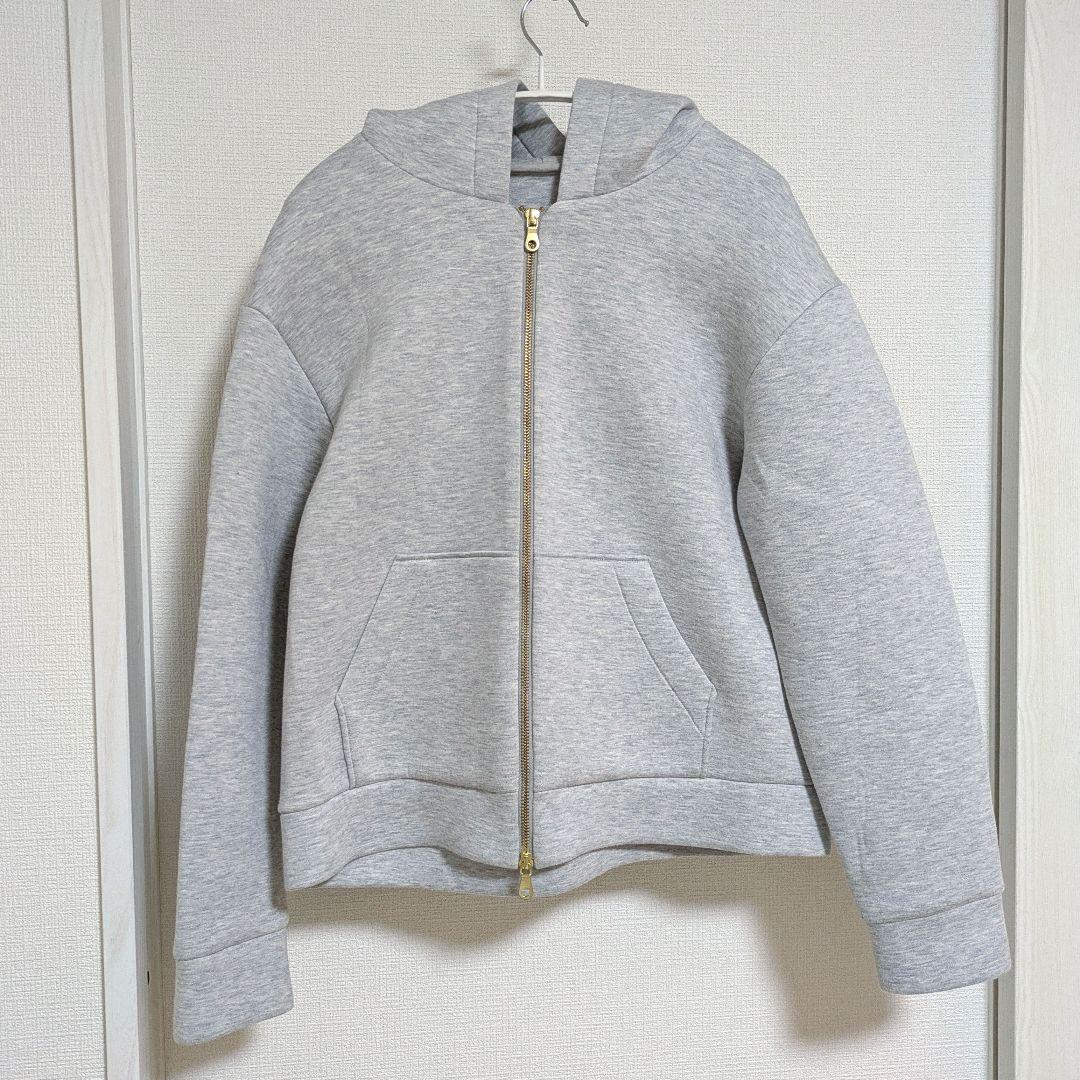 大人気　定価29,700円 ノーブル　ダンボールニットフーデットパーカー　グレー
