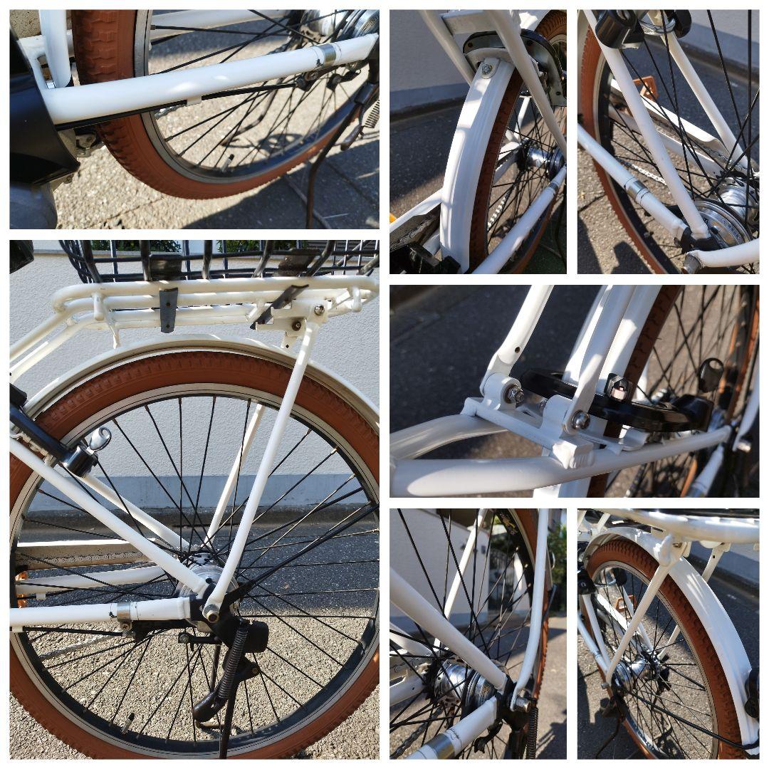 現行型バッテリー カラーコーデ ティモ S アクティブホワイト 26インチ