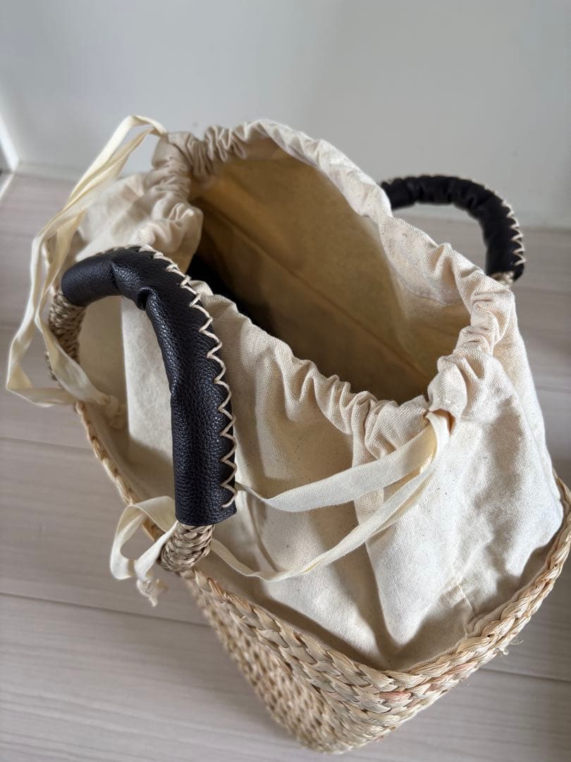 【BEAMSxDEAN & DELUCA】 かごバッグ(保冷バッグ付)