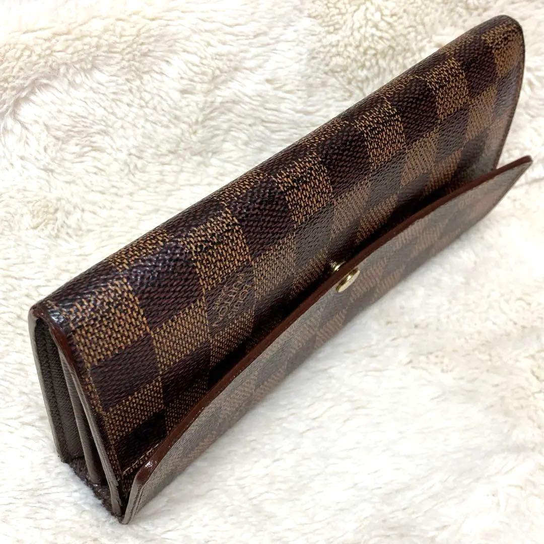 【美品】ルイヴィトン 長財布 ポルトフォイユ・サラ ダミエ N61734