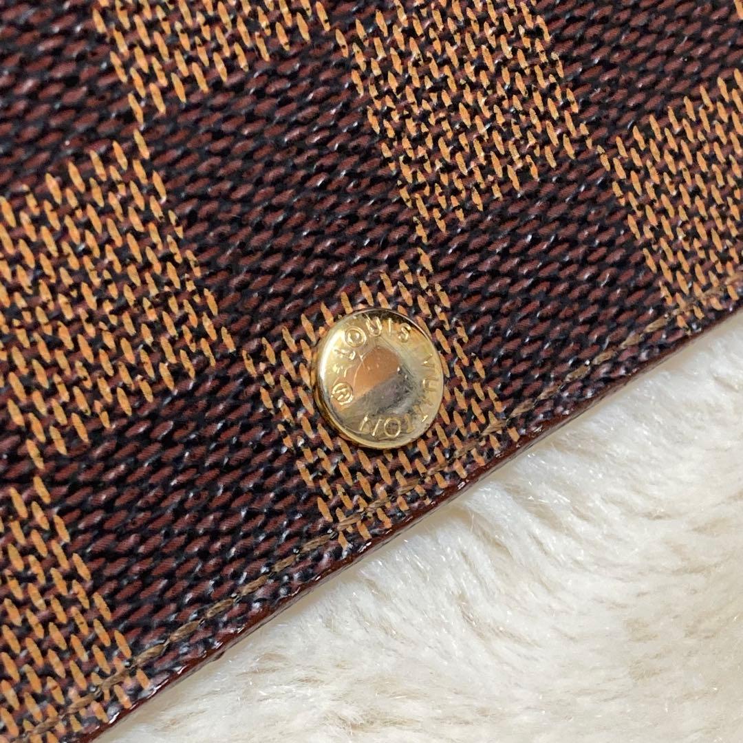 【美品】ルイヴィトン 長財布 ポルトフォイユ・サラ ダミエ N61734