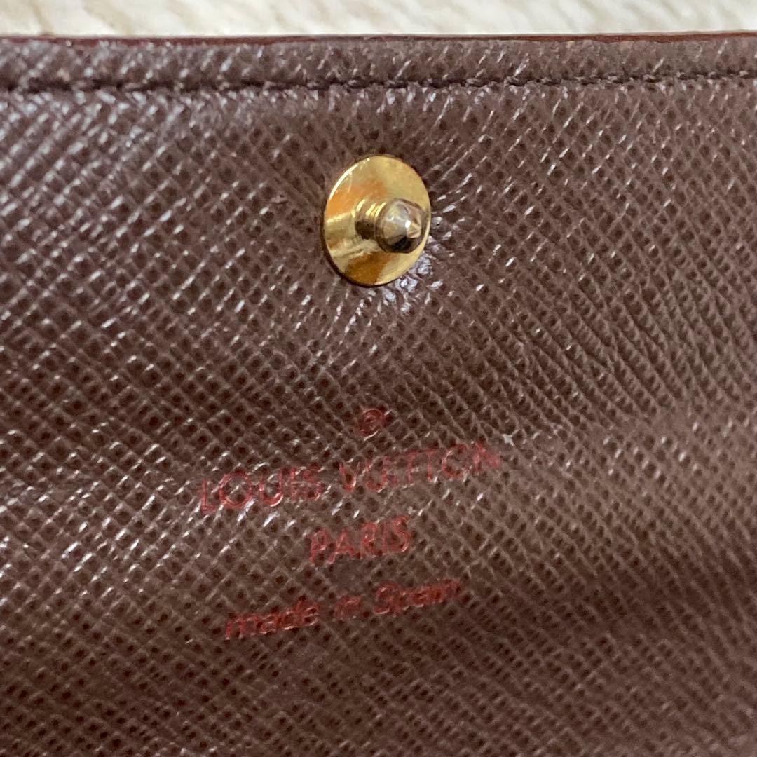 【美品】ルイヴィトン 長財布 ポルトフォイユ・サラ ダミエ N61734