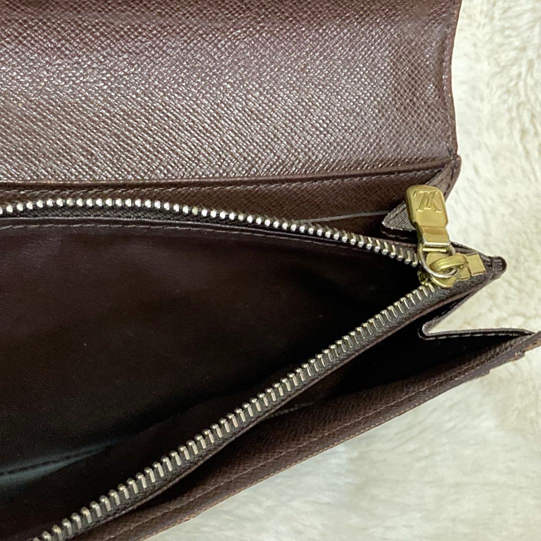 【美品】ルイヴィトン 長財布 ポルトフォイユ・サラ ダミエ N61734