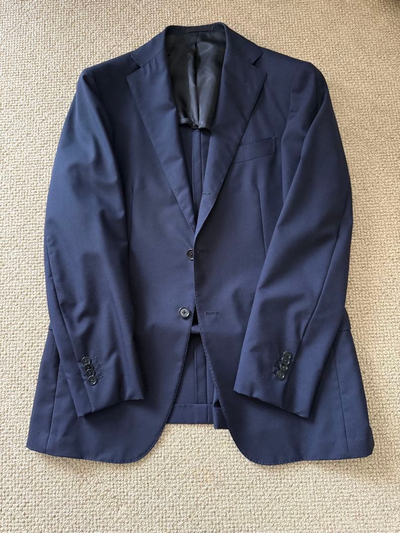 RING JACKET リングヂャケット スーツ サイズ48 ネイビーカノニコ