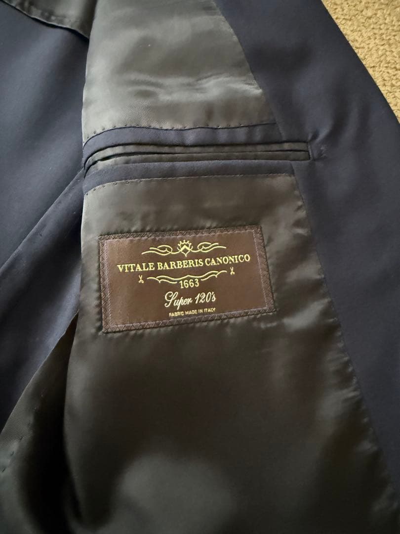 RING JACKET リングヂャケット スーツ サイズ48 ネイビーカノニコ