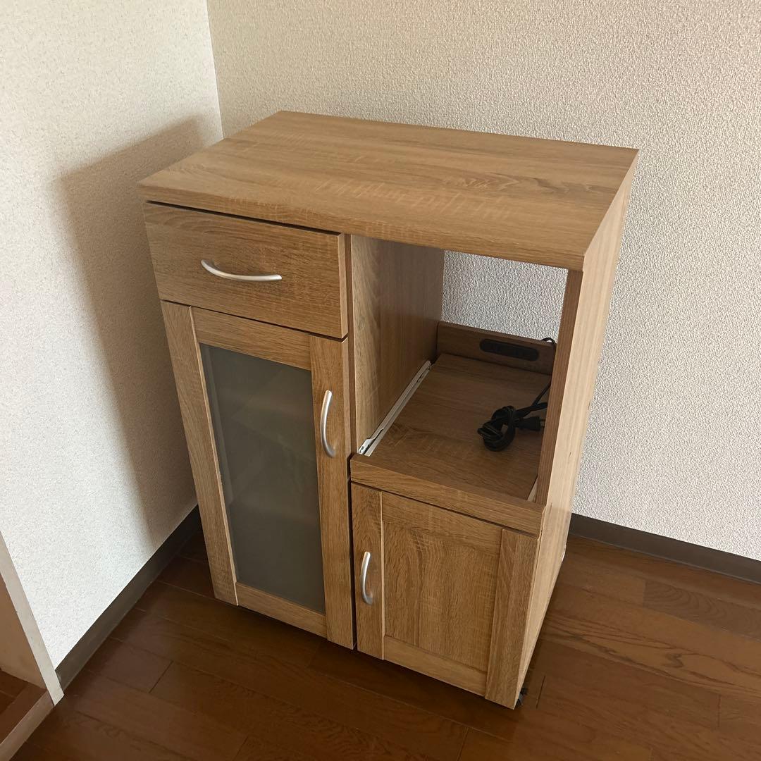 【とと】不二貿易　キッチンカウンター　キッチン収納　食器棚　ナチュラル