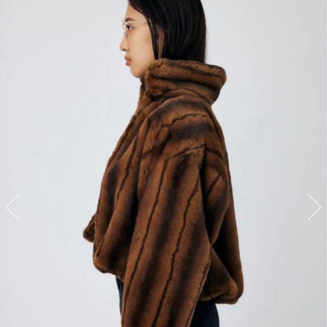 moussy FAUX FUR スタンドカラージャケット