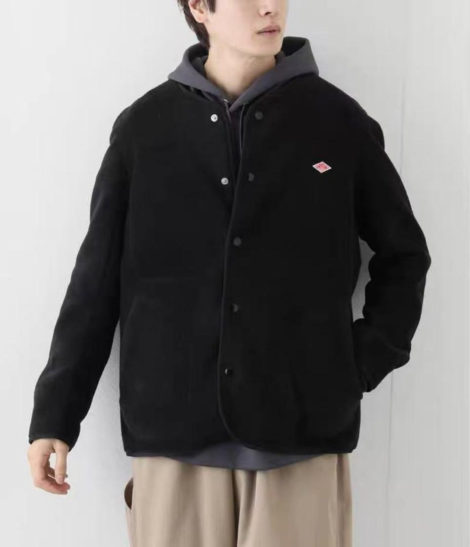 ●新品DANTON ダントン メンズ ノーカラー フリース ジャケット（42）