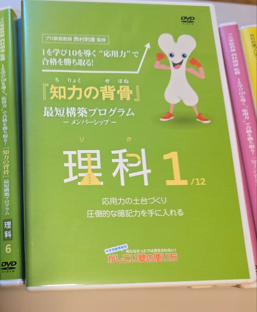 知力の背骨　DVD　算数　理科　国語　中学受験
