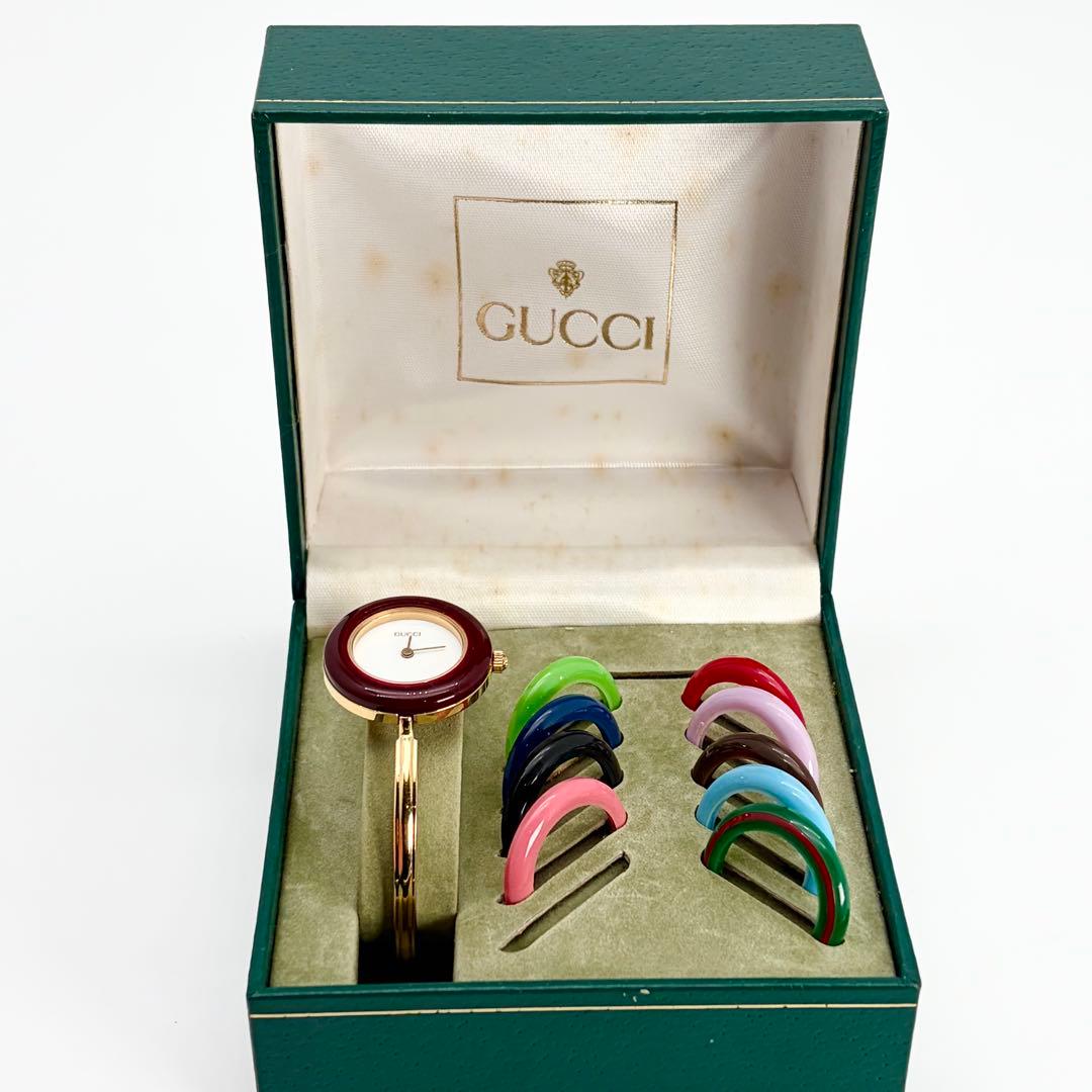 GUCCI グッチ チェンジベゼル 腕時計 箱付き