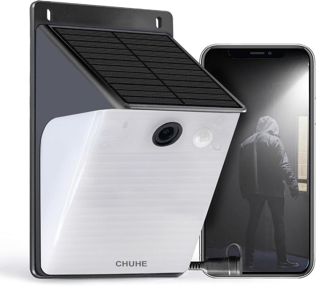 【ミッキー】屋外カメラ ソーラー 防犯カメラ ソーラーパネル一体型