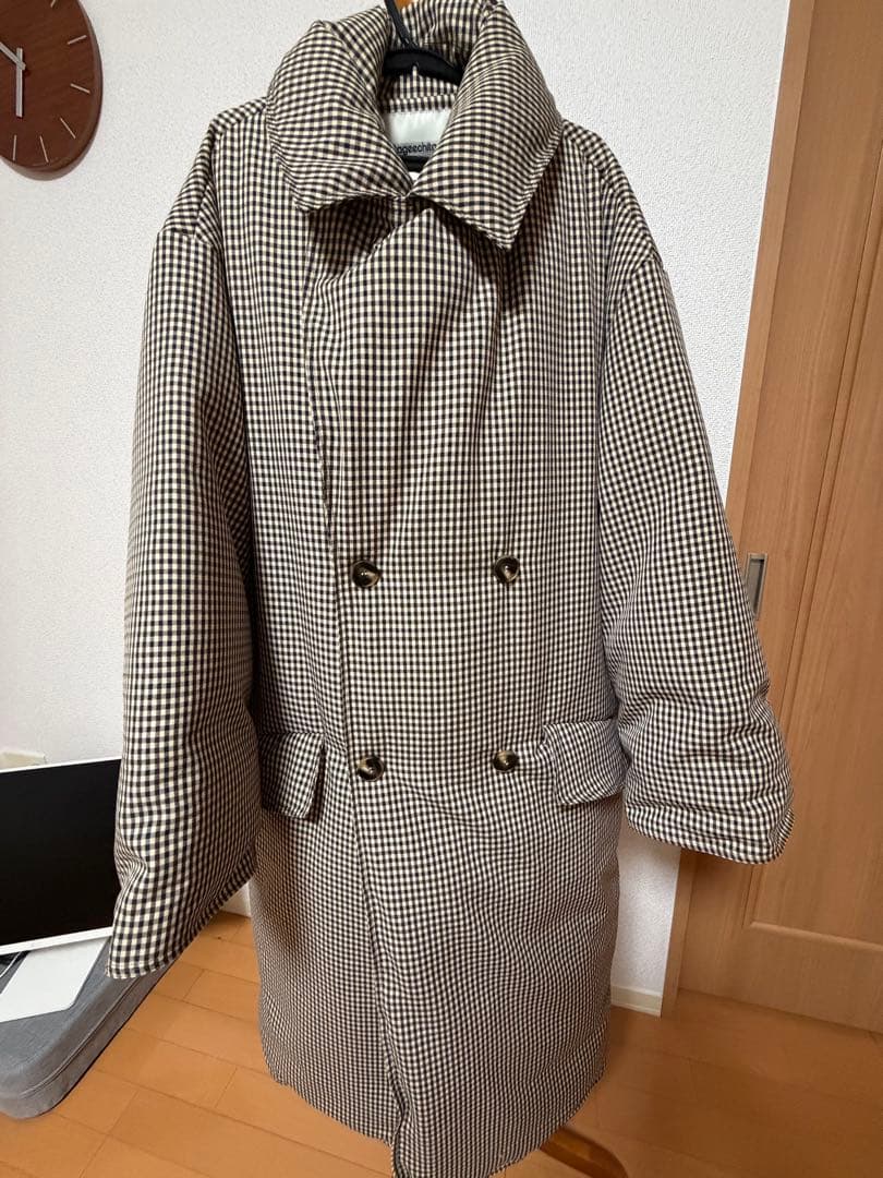 タイムセール【tageechita】クラシカルチェックダウンコート