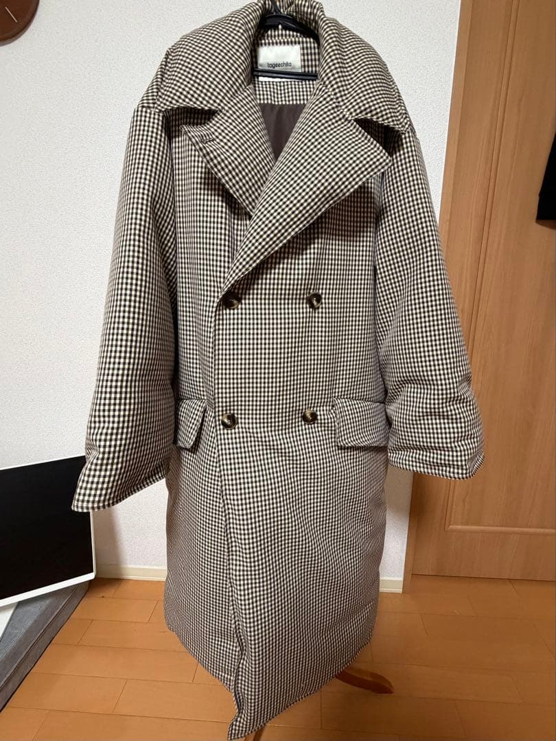 タイムセール【tageechita】クラシカルチェックダウンコート