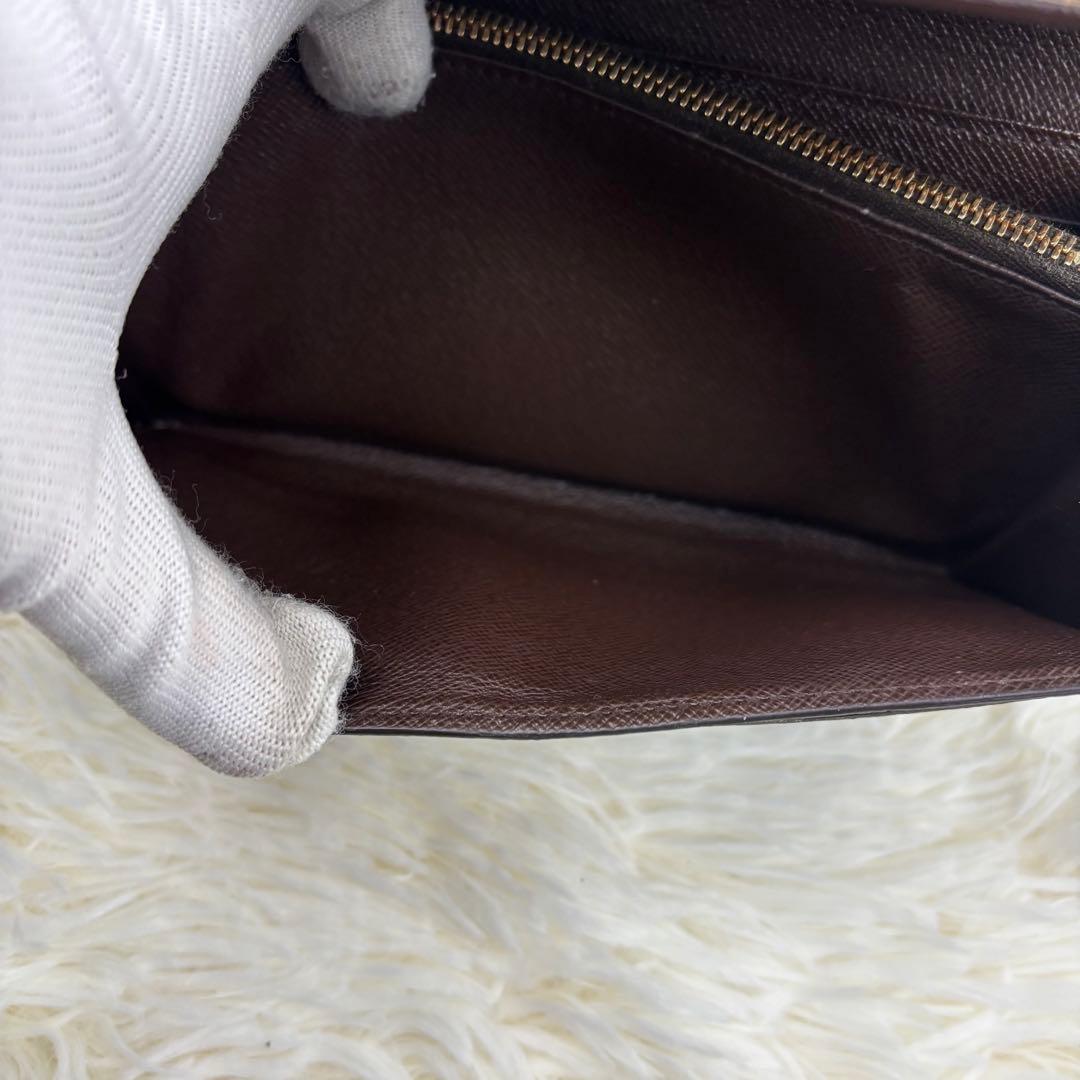 美品！ルイヴィトン 長財布 ダミエ エベヌポルトフォイユ サラ カード10枚収納