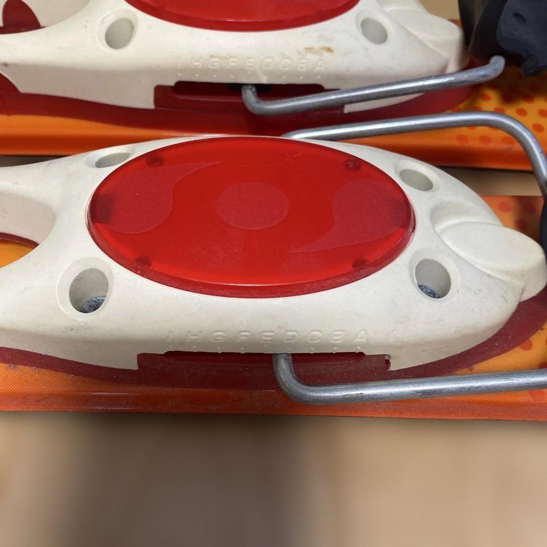 ショートスキー、ファンスキー板　スキーブーツ　セット　約100cm　中古品