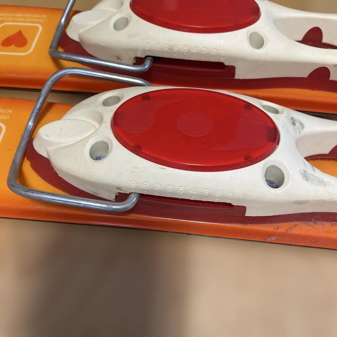 ショートスキー、ファンスキー板　スキーブーツ　セット　約100cm　中古品