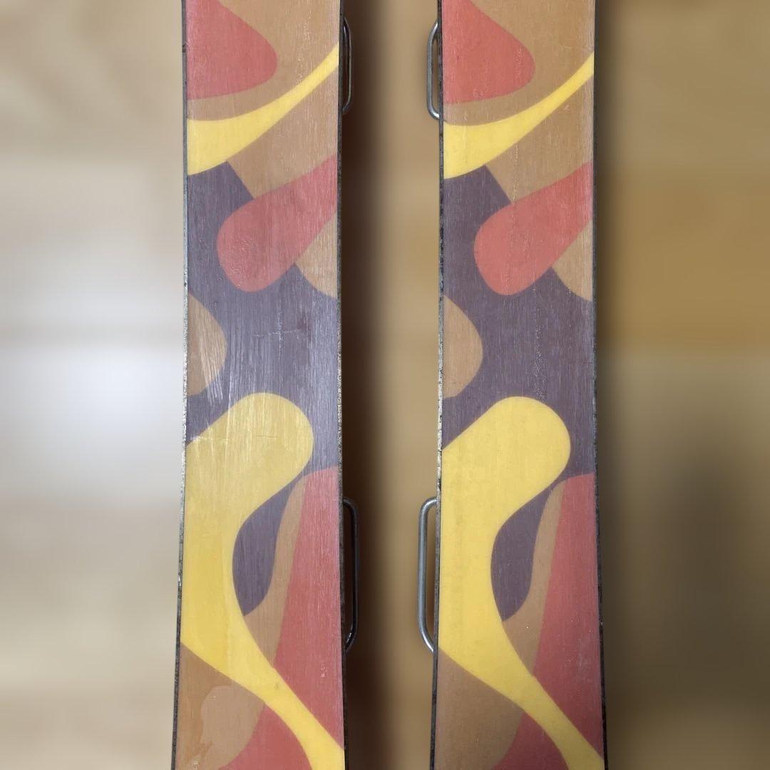 ショートスキー、ファンスキー板　スキーブーツ　セット　約100cm　中古品