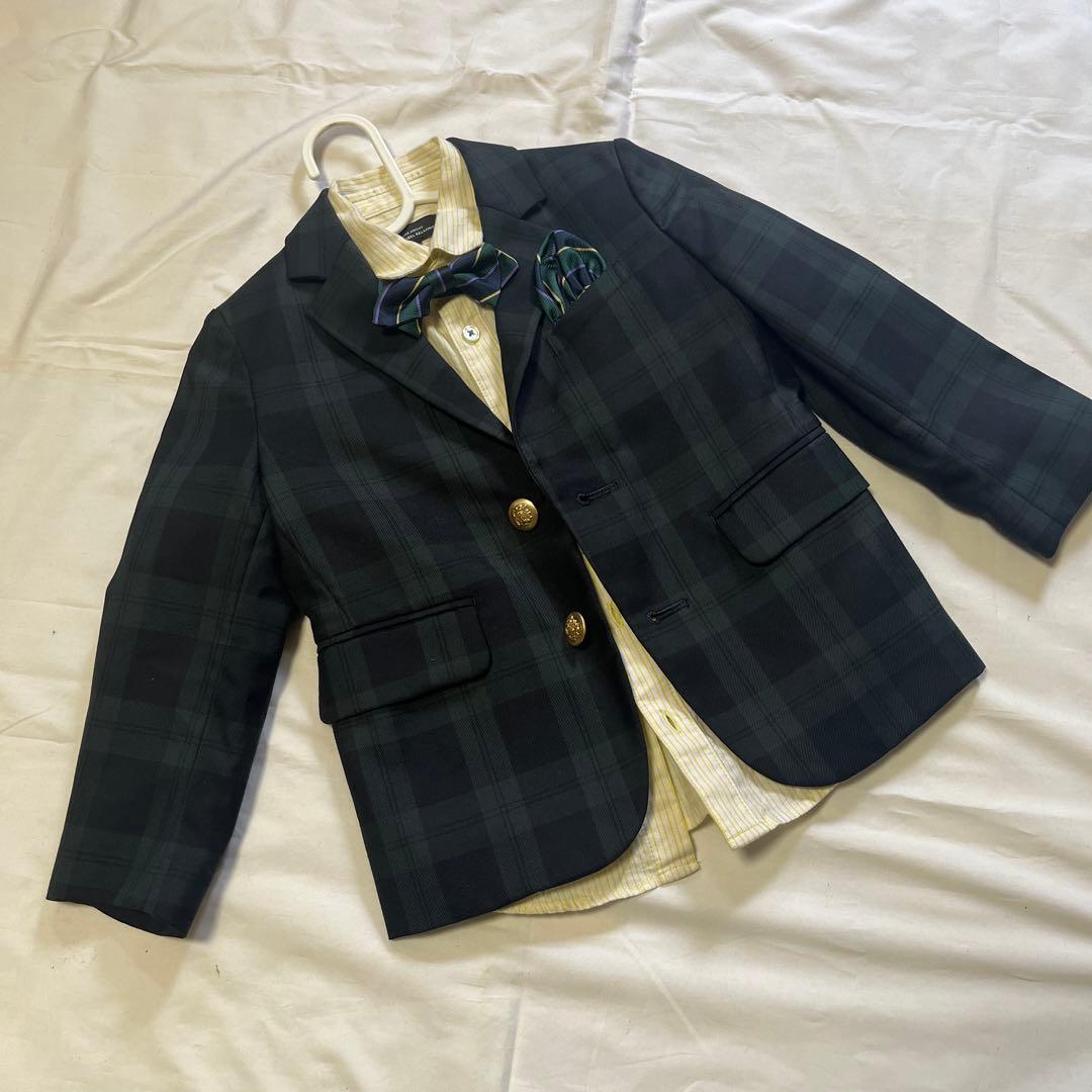 美品　グリーンレーベル　キッズ　フォーマル　5点セット【110】　入学式