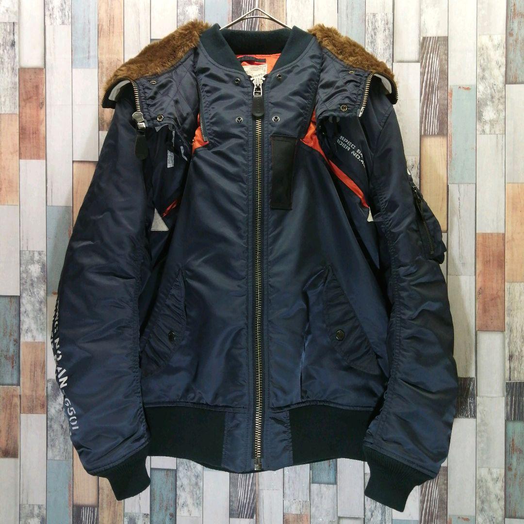 AVIREX　アヴィレックス　MA1　ミリタリー　ネイビー