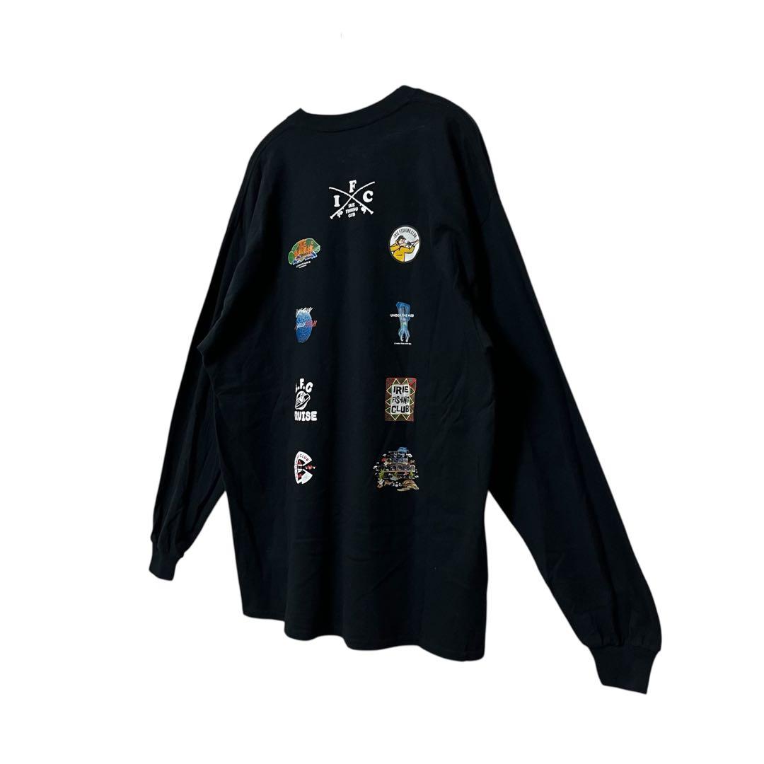 【超美品】アイリーフィッシングクラブ　長袖　ロンt バックプリント　釣り　XL