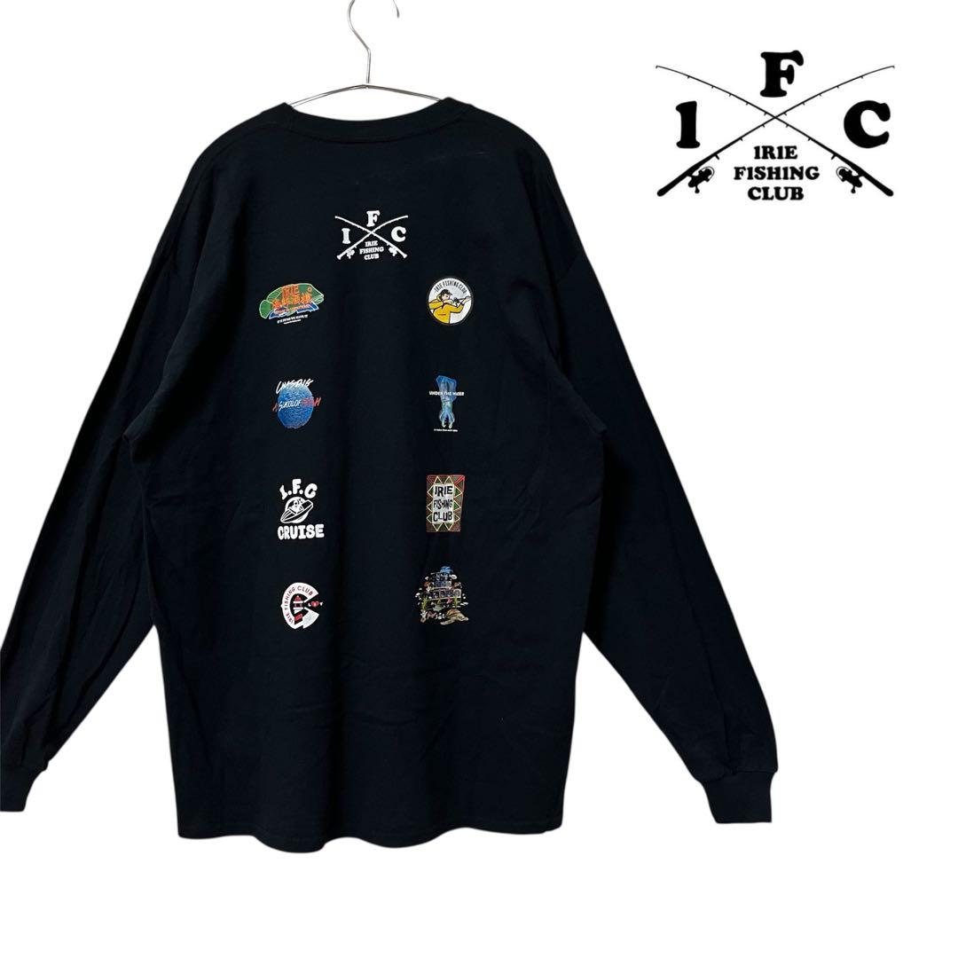 【超美品】アイリーフィッシングクラブ　長袖　ロンt バックプリント　釣り　XL