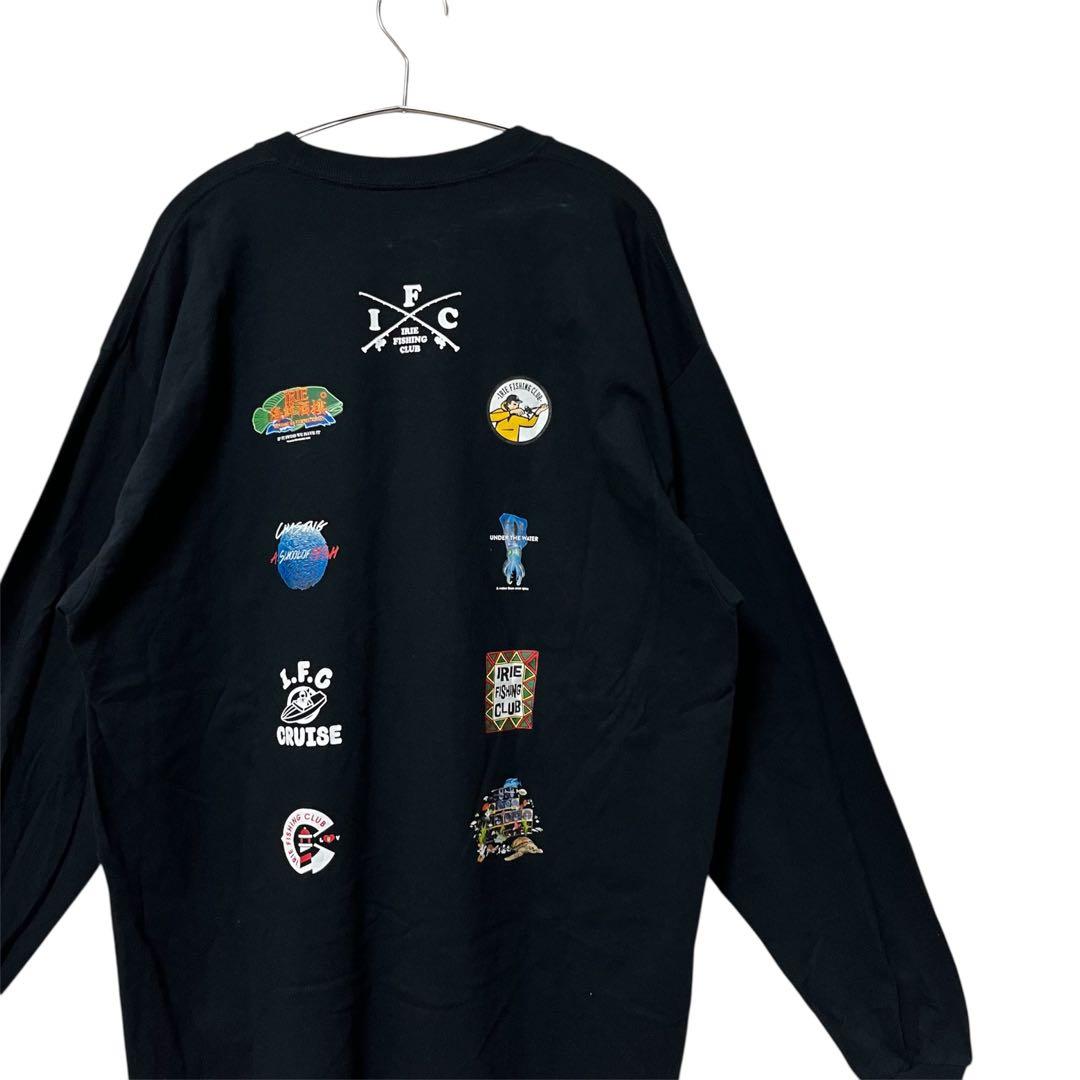 【超美品】アイリーフィッシングクラブ　長袖　ロンt バックプリント　釣り　XL