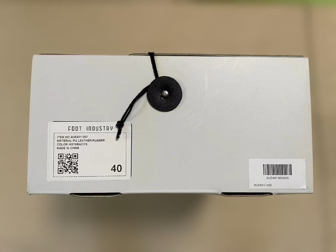 FOOT INDUSTRY ブラック サボサンダル 本革レザー 25.5（40）