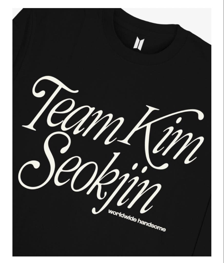 BTS jin ジン ロンT ブラック L サイズ