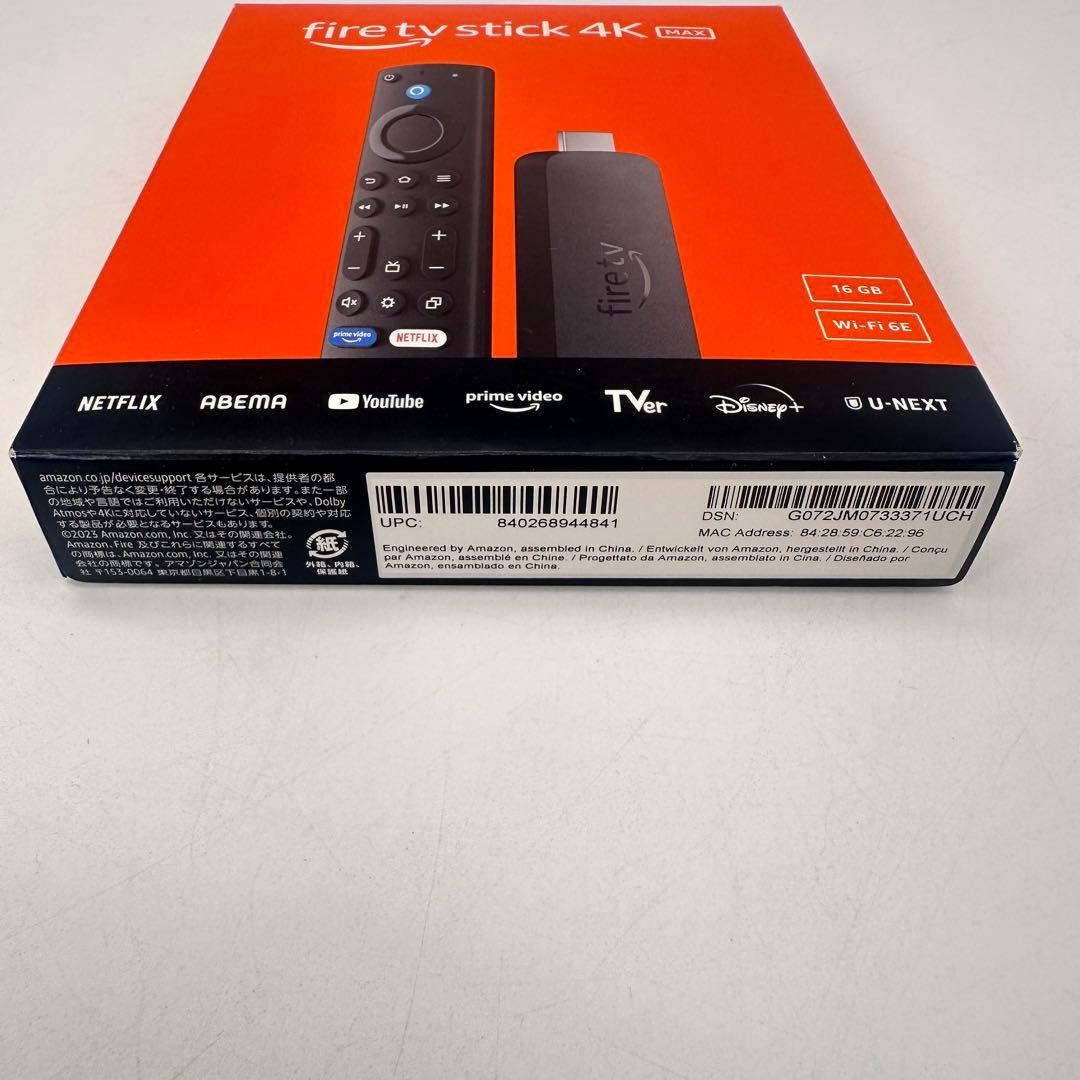 テレビ Fire TV Stick 4K Max 16GB Amazon