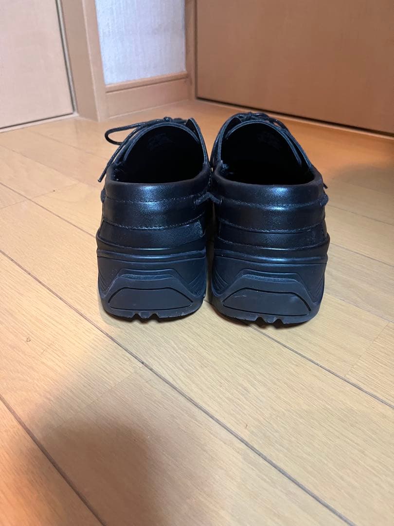 Noda416 ZARA ビブラムソールレザーデッキシューズ 27cm