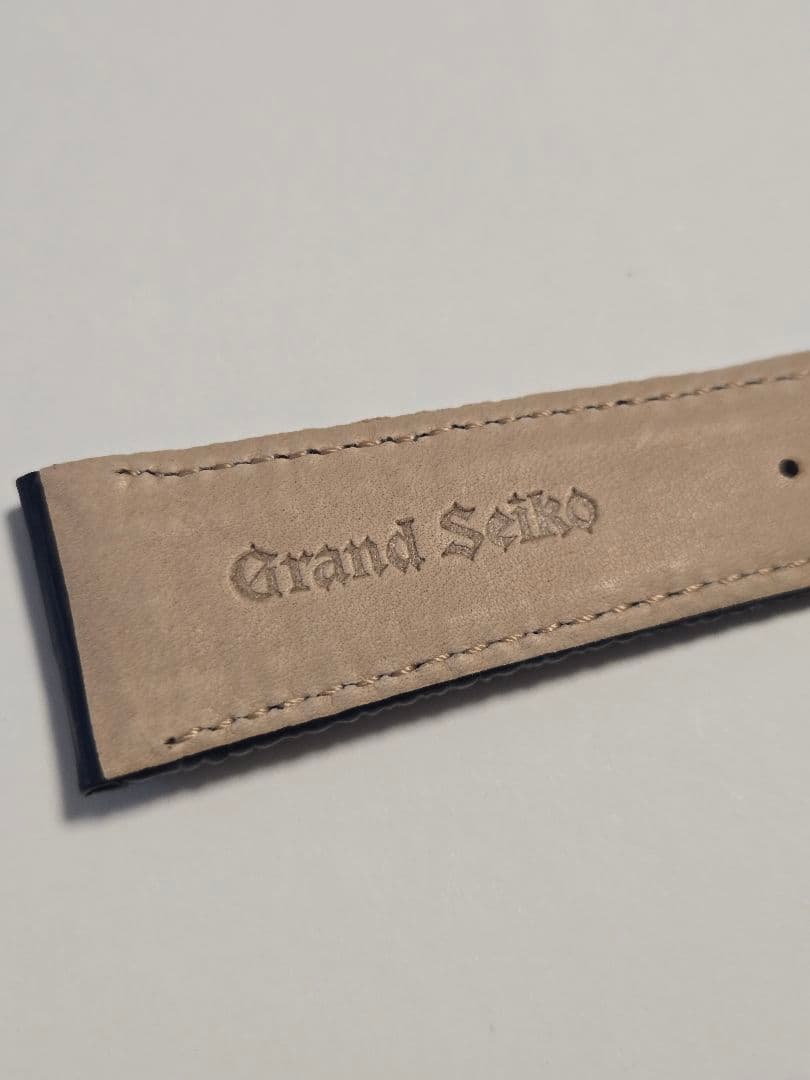 非売品【グランドセイコー】メンズサイズ レザーバンド&Dバックル(かん幅22㎜)