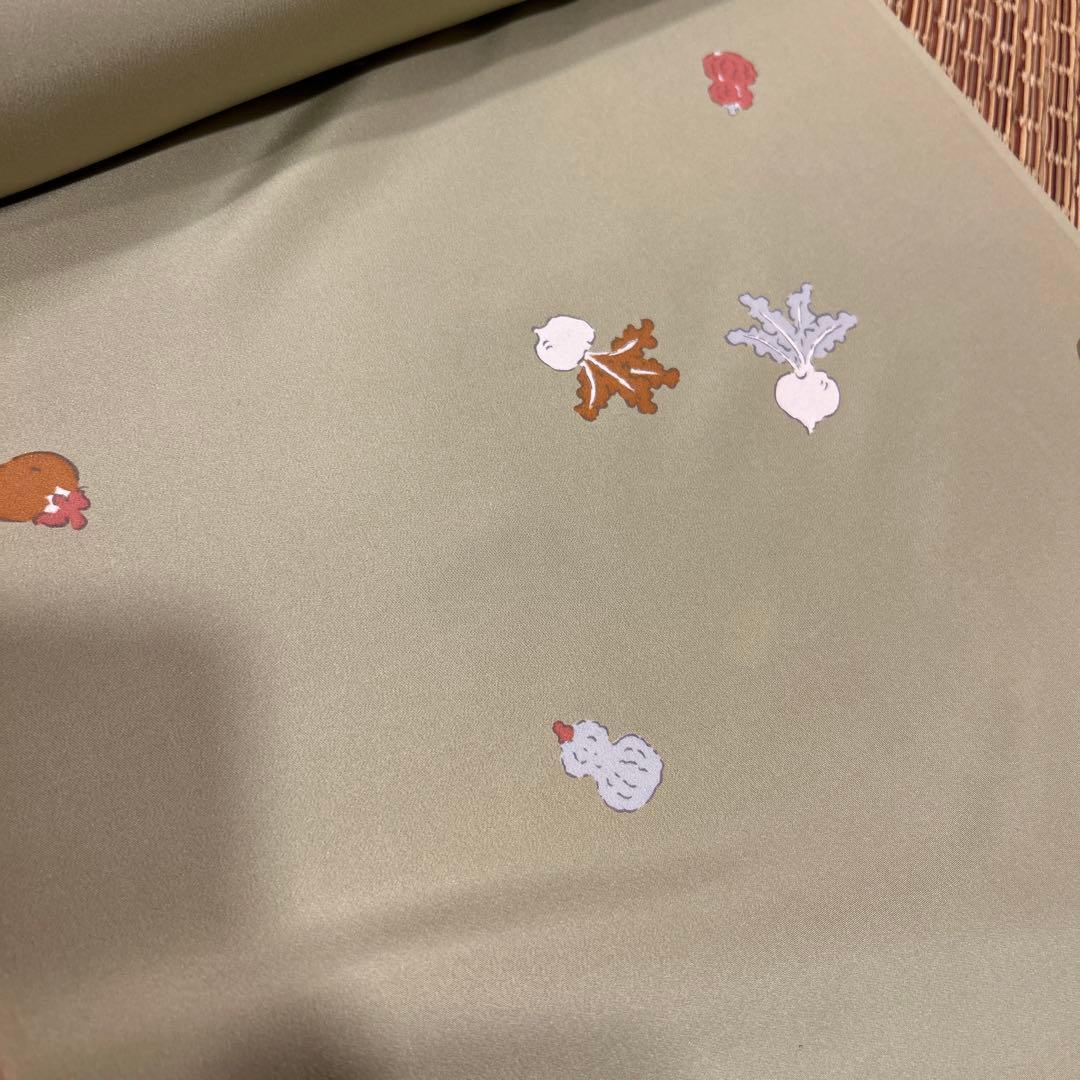 お襦袢反物　正絹　京友禅