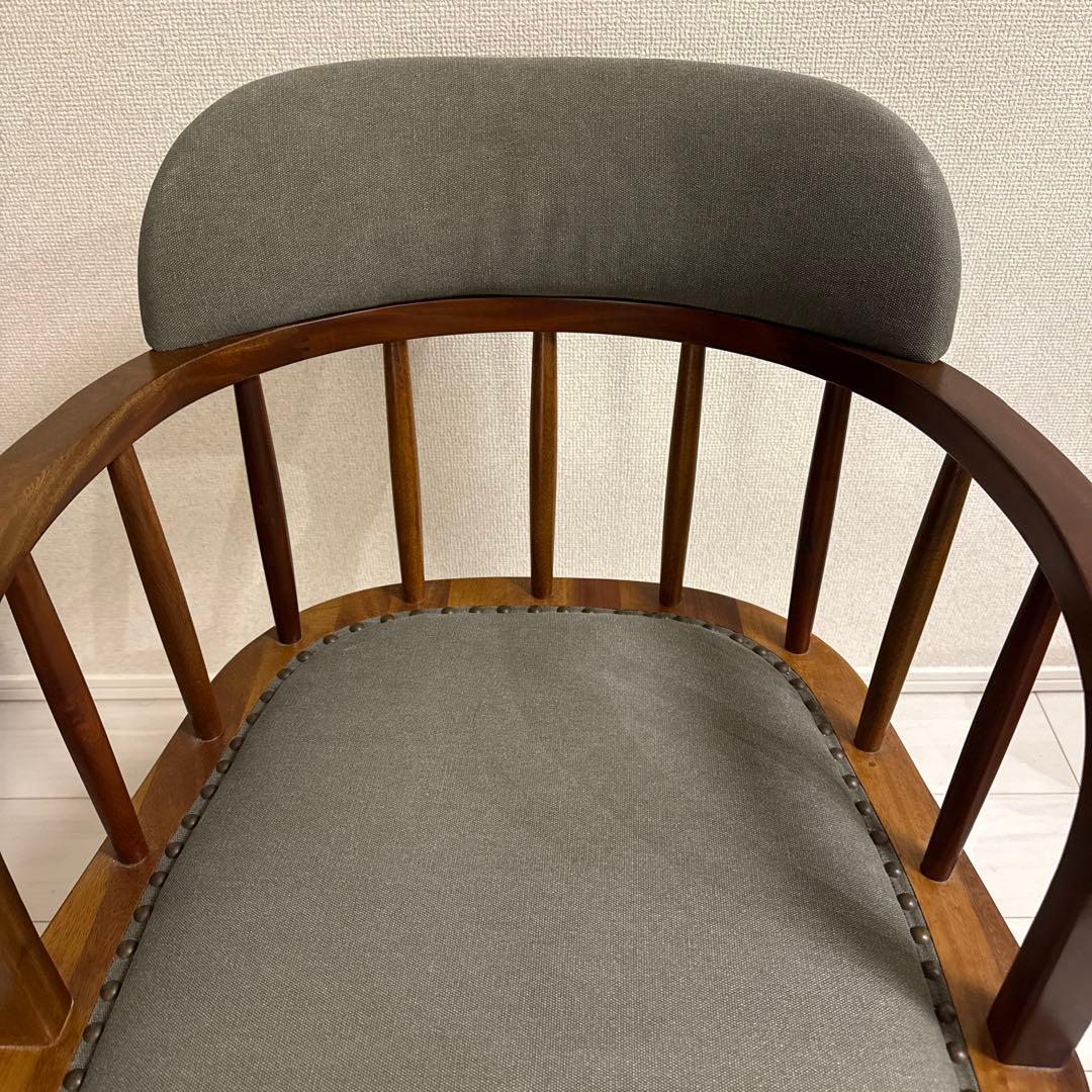 ACME Furniture OAKS ARM CHAIR ファブリック カーキ