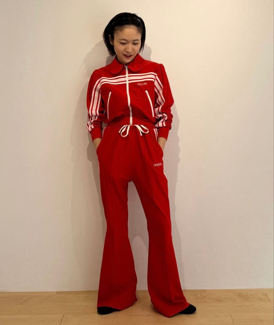 新品未使用 2025ss HOLIDAYホリデイ TRACK JACKET 赤