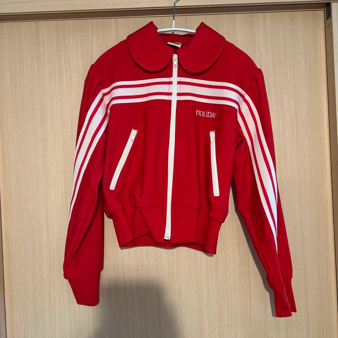 新品未使用 2025ss HOLIDAYホリデイ TRACK JACKET 赤