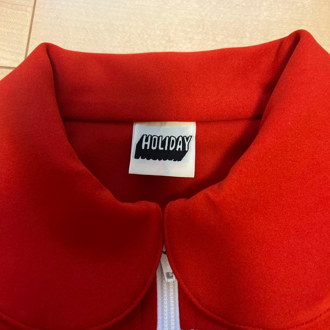新品未使用 2025ss HOLIDAYホリデイ TRACK JACKET 赤