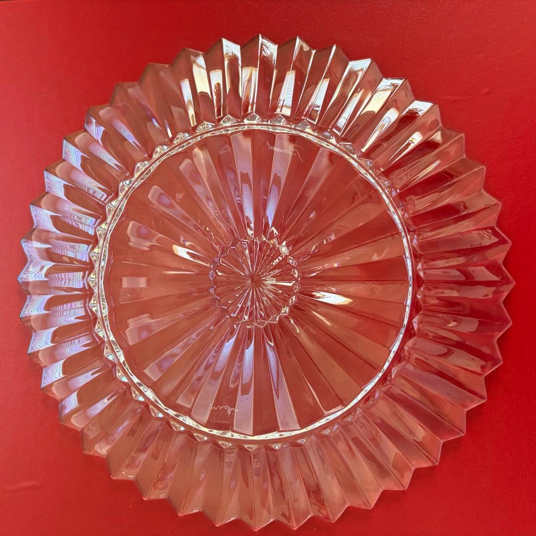 新品未使用 バカラ ミルニュイ プレート 大皿26cm