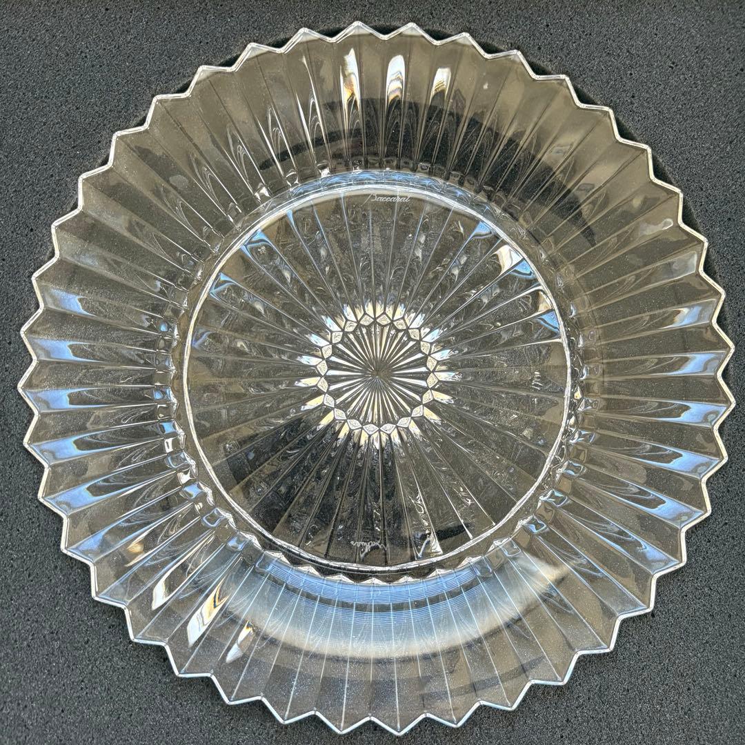 新品未使用 バカラ ミルニュイ プレート 大皿26cm