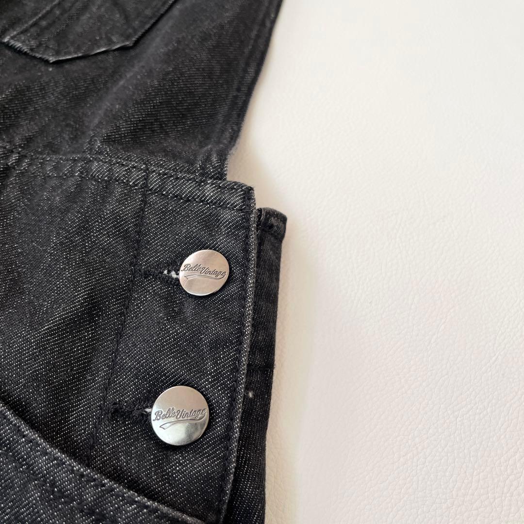 ▼人気完売品✨ラベルエチュード ベルヴィンテージ チュールドッキングデニムサロペ