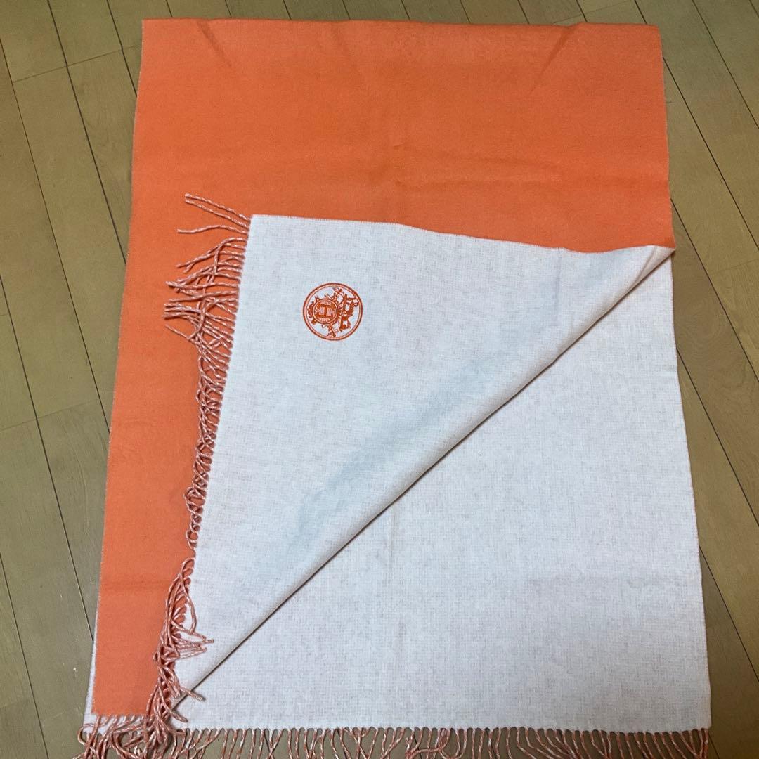 エルメス　カシミヤ100%　マフラー ストールこゆび姫♡