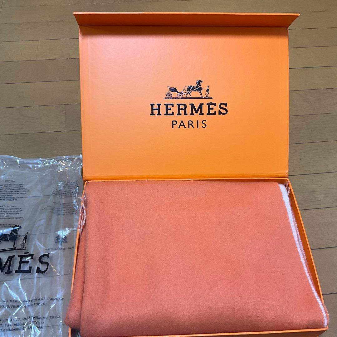 エルメス　カシミヤ100%　マフラー ストールこゆび姫♡