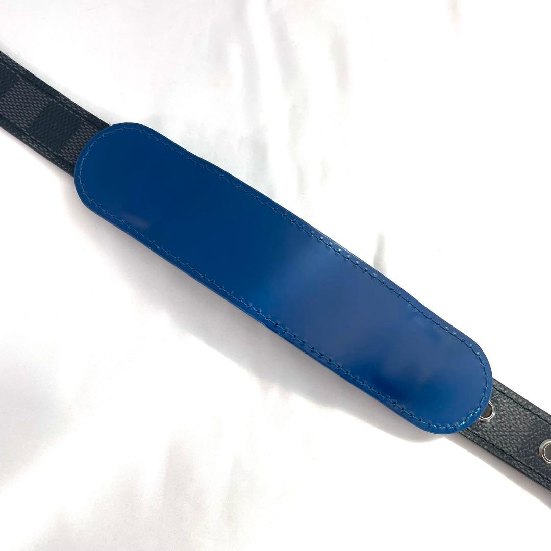 【美品】ルイヴィトン ダミエ グラフィット キーポル 用 ショルダーストラップ