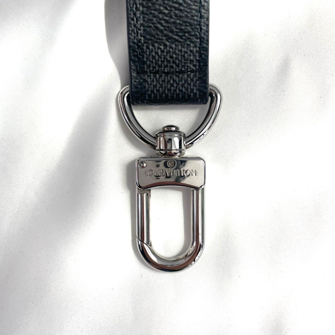 【美品】ルイヴィトン ダミエ グラフィット キーポル 用 ショルダーストラップ