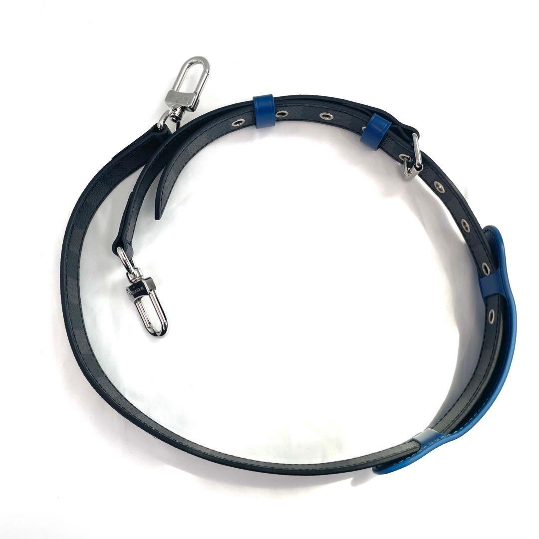 【美品】ルイヴィトン ダミエ グラフィット キーポル 用 ショルダーストラップ